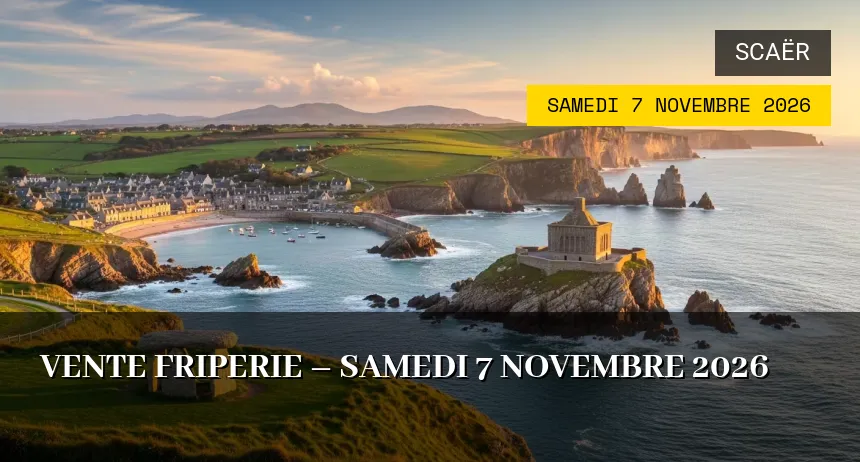 Affiche de l'événement : Vente Friperie – Samedi 7 Novembre 2026