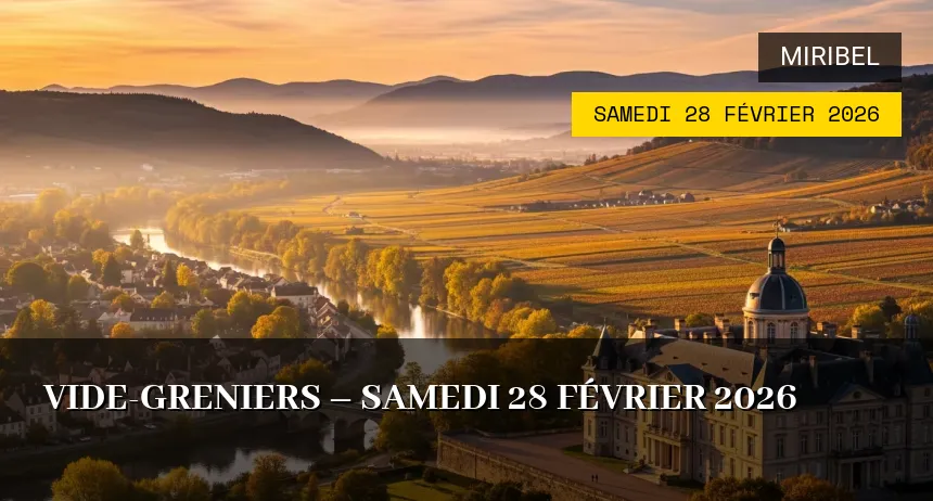Affiche de l'événement : Vide-greniers – Samedi 28 Février 2026