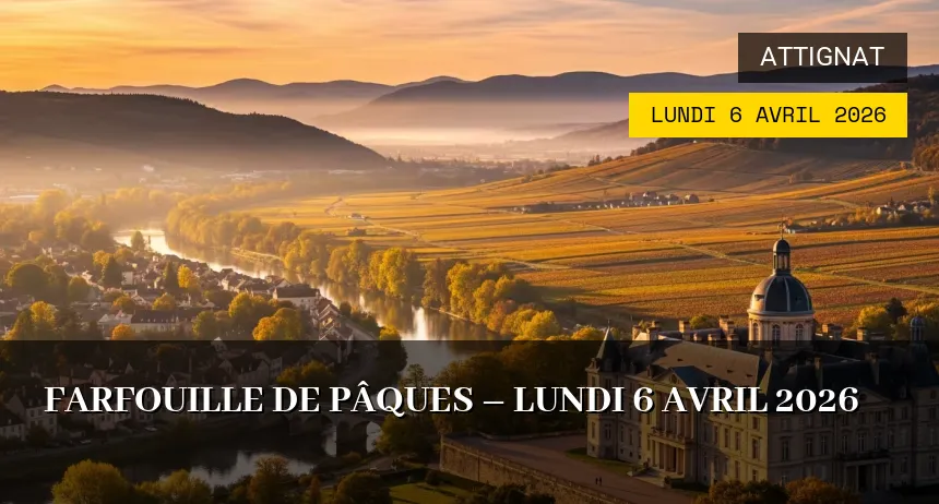 Affiche de l'événement : Farfouille de Pâques – Lundi 6 Avril 2026