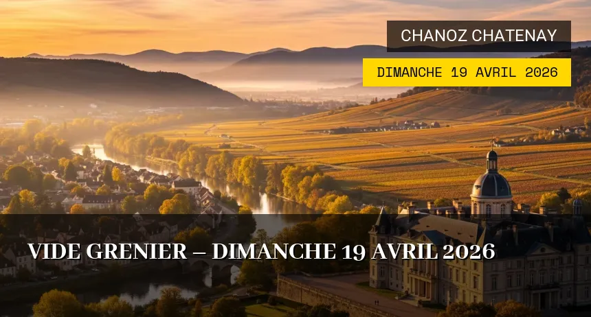 Affiche de l'événement : Vide Grenier – Dimanche 19 Avril 2026