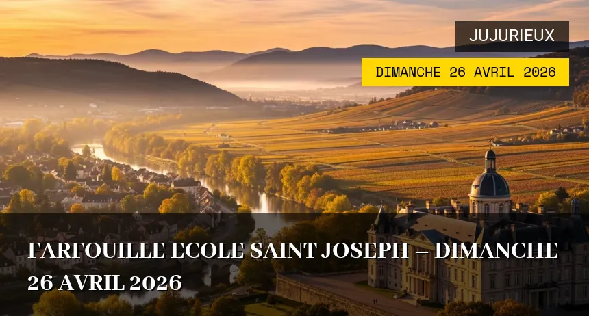 Affiche de l'événement : Farfouille Ecole Saint Joseph – Dimanche 26 Avril 2026