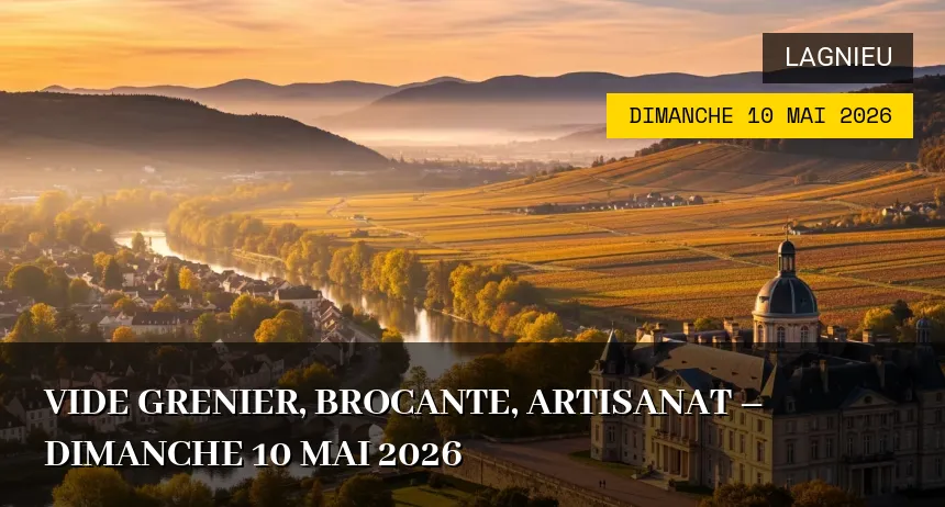 Affiche de l'événement : Vide grenier, brocante, Artisanat – Dimanche 10 Mai 2026