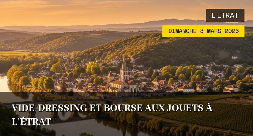 Affiche de l'événement : Vide-Dressing et Bourse aux Jouets à L&rsquo;Étrat