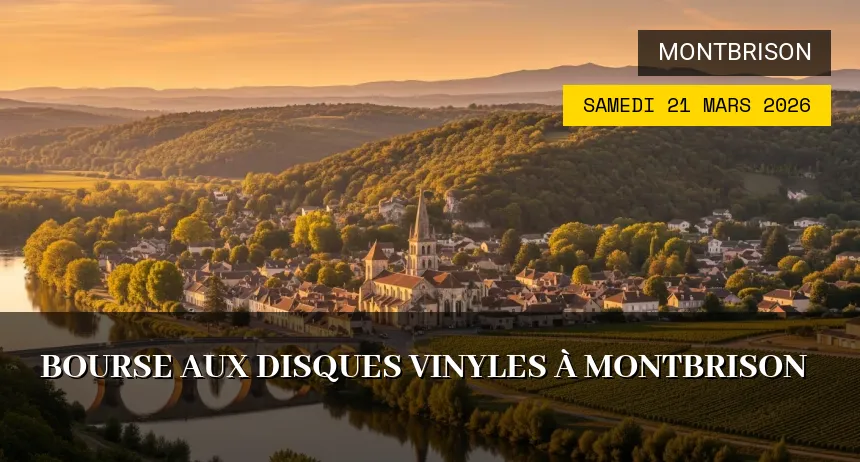 Affiche de l'événement : Bourse aux Disques Vinyles à Montbrison