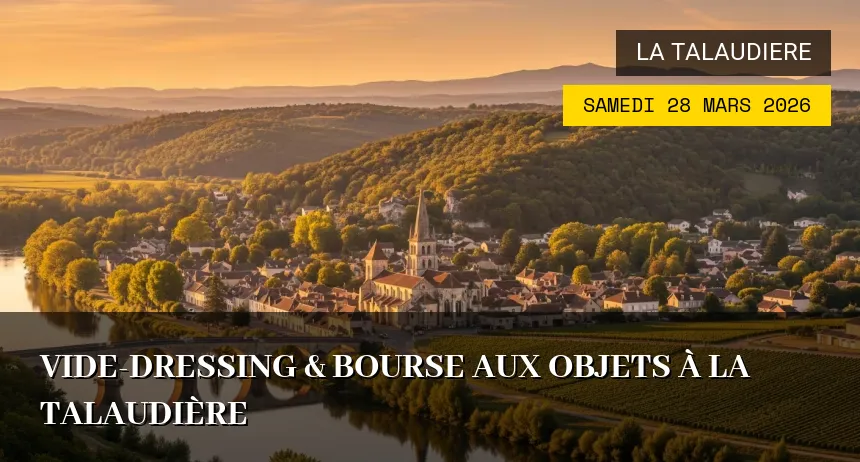 Affiche de l'événement : Vide-dressing & Bourse aux Objets à La Talaudière
