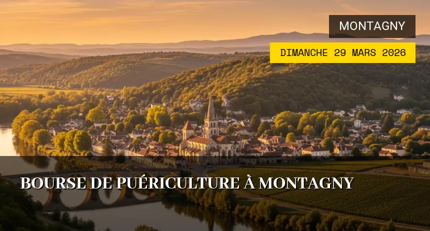 Affiche de l'événement : Bourse de Puériculture à Montagny
