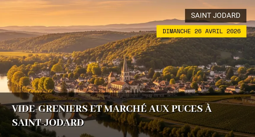 Affiche de l'événement : Vide-Greniers et Marché aux Puces à Saint-Jodard