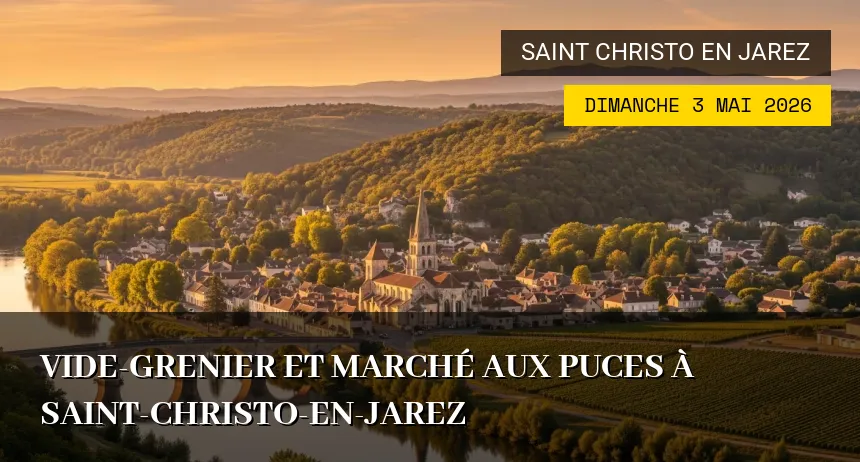 Affiche de l'événement : Vide-grenier et Marché aux Puces à Saint-Christo-en-Jarez
