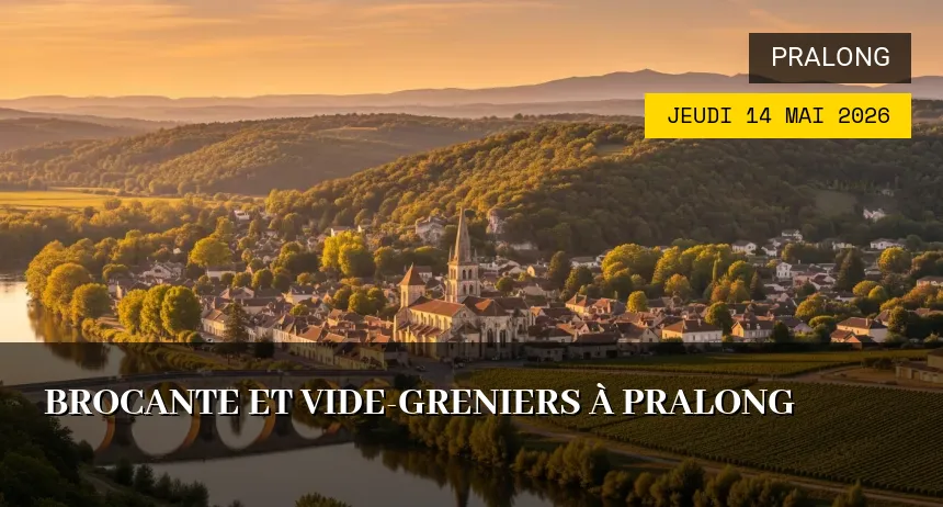 Affiche de l'événement : Brocante et Vide-Greniers à Pralong