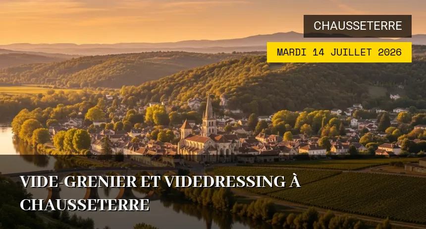 Affiche de l'événement : Vide-grenier et Videdressing à Chausseterre