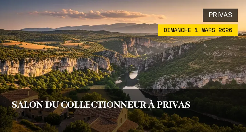 Affiche de l'événement : Salon du Collectionneur à Privas
