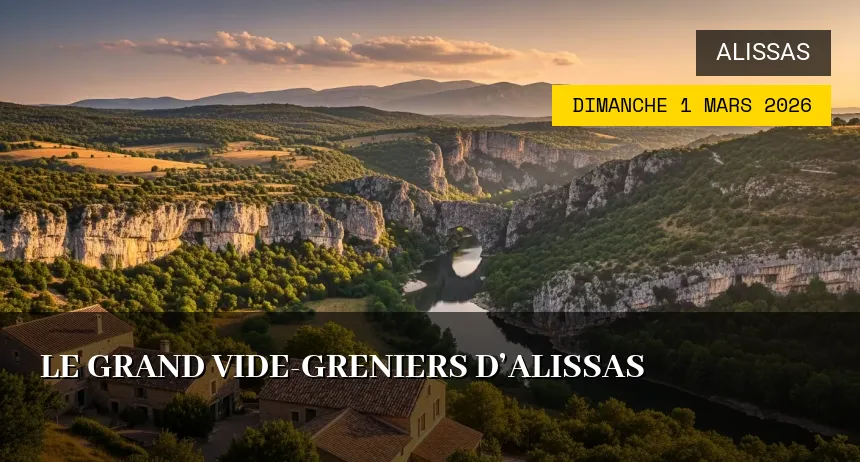 Affiche de l'événement : Le grand vide-greniers d&rsquo;Alissas