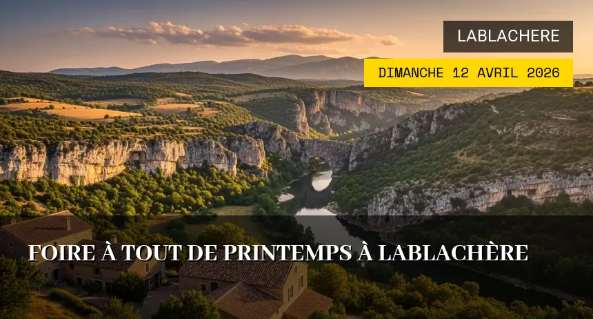 Affiche de l'événement : Foire à tout de Printemps à Lablachère