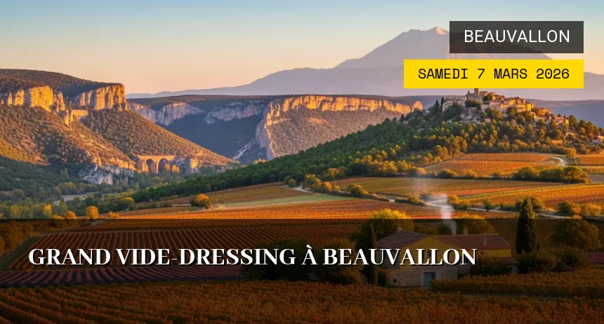 Affiche de l'événement : Grand vide-dressing à Beauvallon