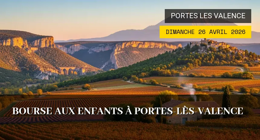 Affiche de l'événement : Bourse aux Enfants à Portes-lès-Valence
