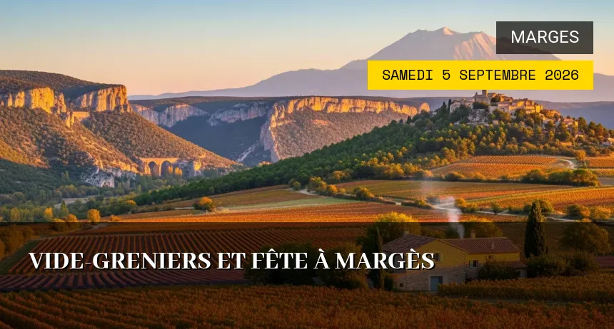 Affiche de l'événement : Vide-greniers et Fête à Margès