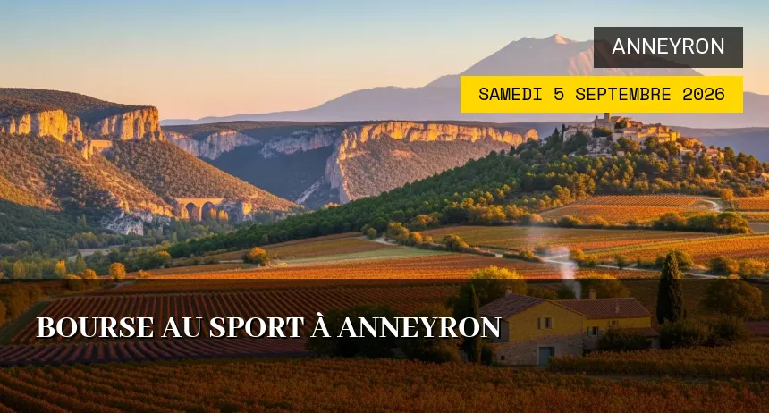 Affiche de l'événement : Bourse au Sport à Anneyron