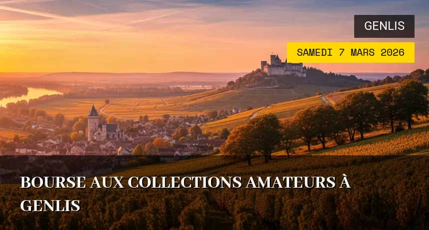 Affiche de l'événement : Bourse aux Collections Amateurs à Genlis