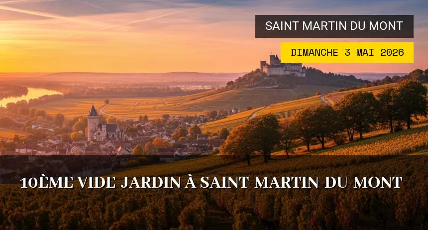 Affiche de l'événement : 10ème Vide-jardin à Saint-Martin-du-Mont