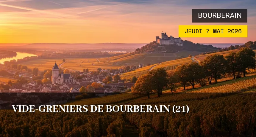 Affiche de l'événement : Vide-greniers de Bourberain (21)