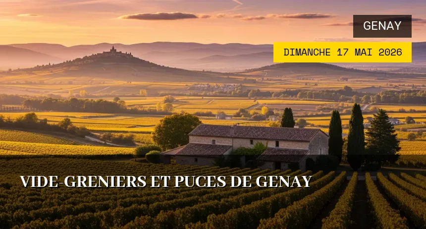 Affiche de l'événement : Vide-greniers et Puces de Genay