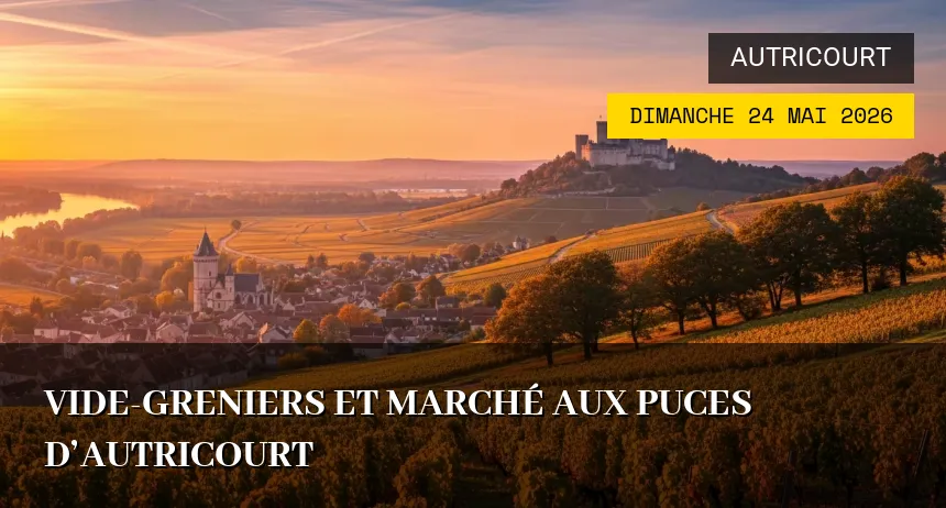 Affiche de l'événement : Vide-greniers et Marché aux Puces d&rsquo;Autricourt
