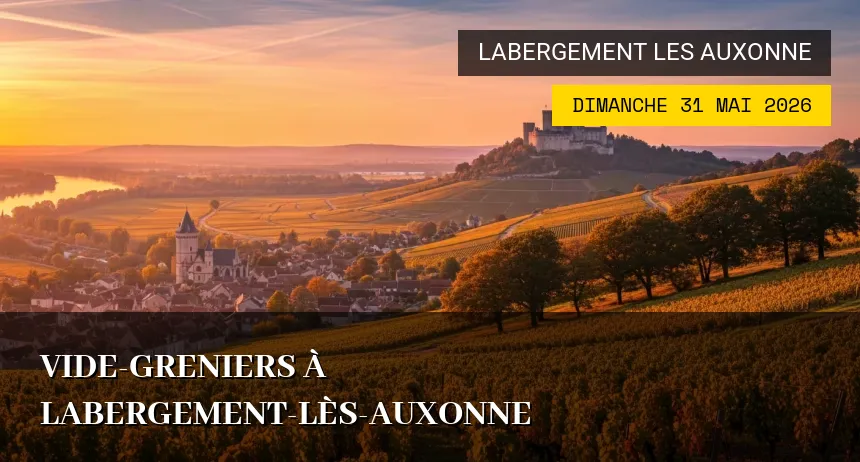 Affiche de l'événement : Vide-greniers à Labergement-lès-Auxonne