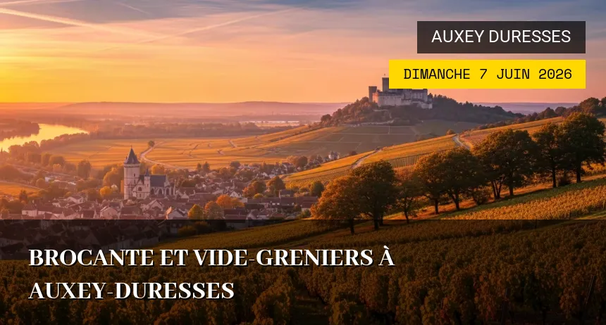Affiche de l'événement : Brocante et Vide-greniers à Auxey-Duresses