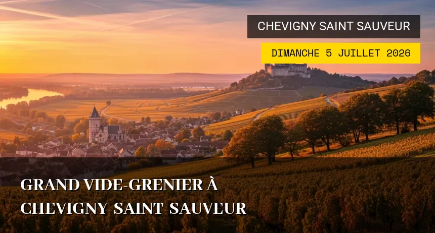 Affiche de l'événement : Grand Vide-grenier à Chevigny-Saint-Sauveur