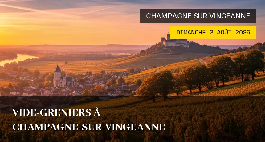 Affiche de l'événement : Vide-greniers à Champagne-sur-Vingeanne