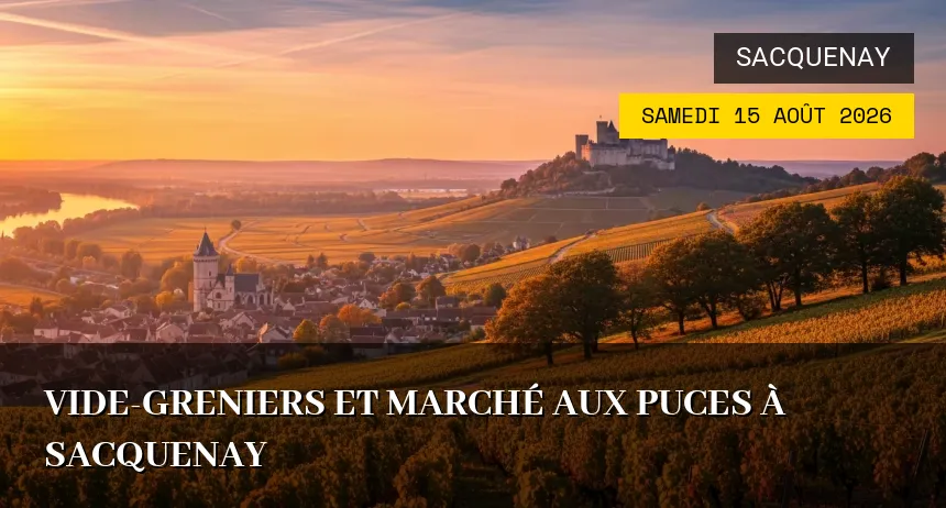 Affiche de l'événement : Vide-greniers et Marché aux Puces à Sacquenay