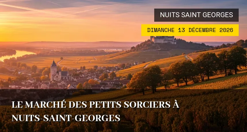 Affiche de l'événement : Le Marché des Petits Sorciers à Nuits-Saint-Georges