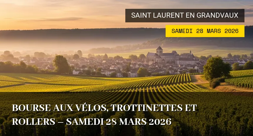 Affiche de l'événement : Bourse aux vélos, trottinettes et rollers – Samedi 28 Mars 2026