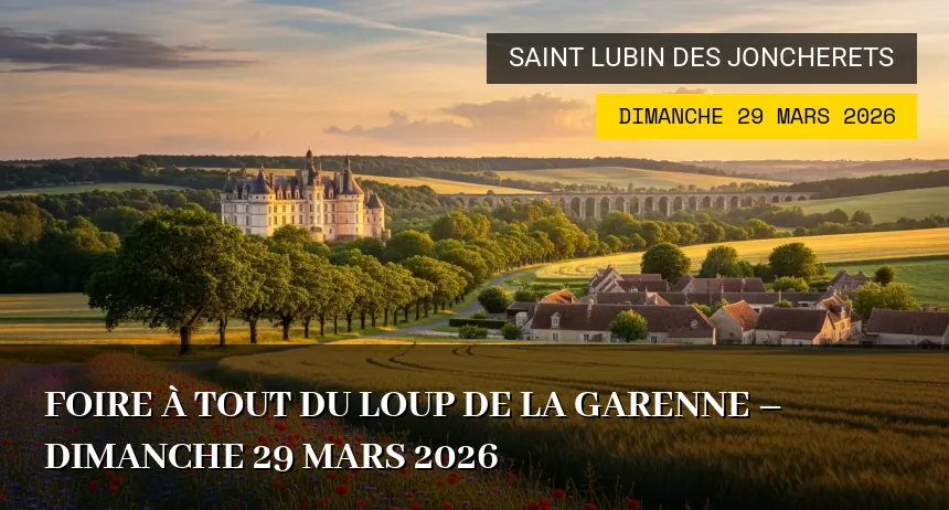Affiche de l'événement : Foire à tout du Loup de la Garenne – Dimanche 29 Mars 2026