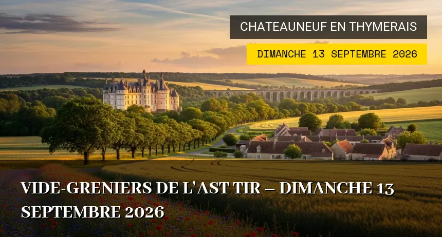 Affiche de l'événement : Vide-greniers de l&rsquo;AST Tir – Dimanche 13 Septembre 2026