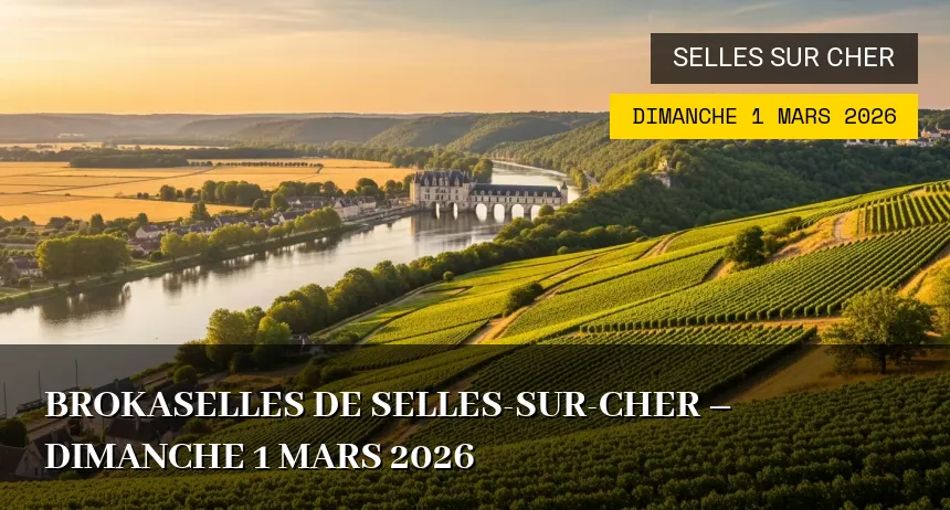 Affiche de l'événement : Brokaselles de Selles-sur-Cher – Dimanche 1 Mars 2026