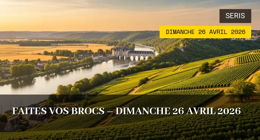 Affiche de l'événement : Faites vos Brocs – Dimanche 26 Avril 2026