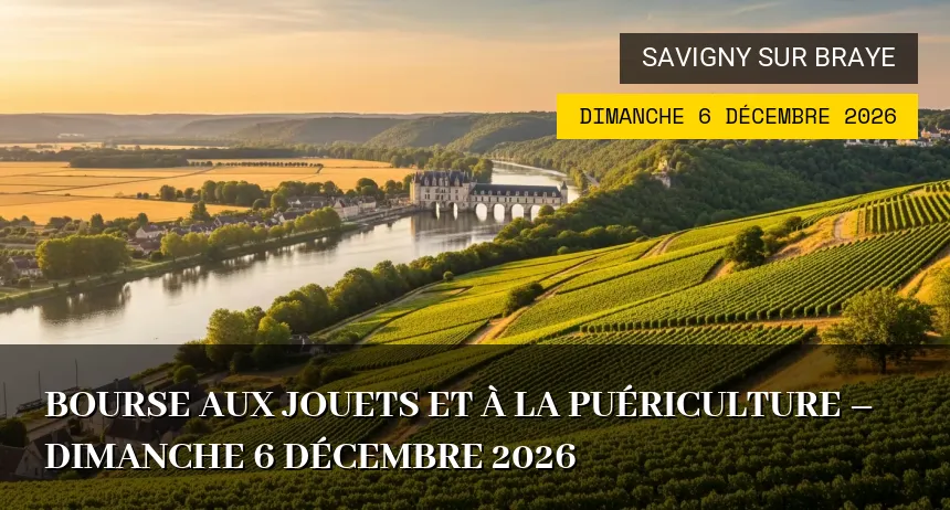 Affiche de l'événement : Bourse aux Jouets et à la Puériculture – Dimanche 6 Décembre 2026