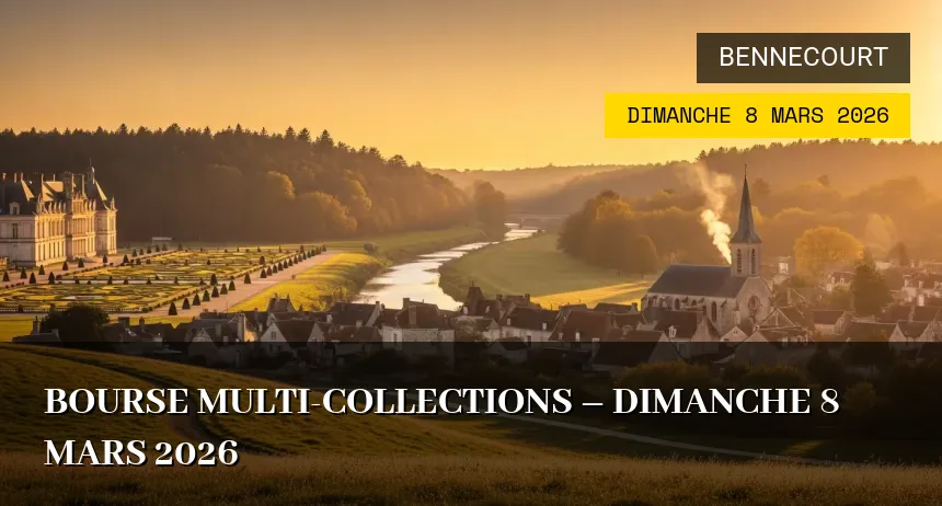 Affiche de l'événement : Bourse multi-collections – Dimanche 8 Mars 2026