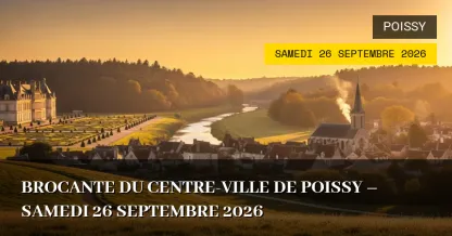 Brocante du Centre-Ville de Poissy – Samedi 26 Septembre 2026