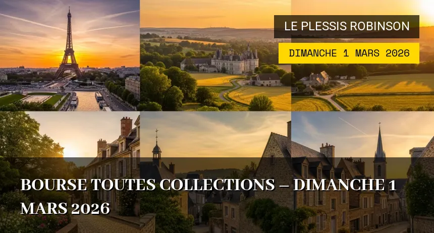 Affiche de l'événement : Bourse Toutes Collections – Dimanche 1 Mars 2026