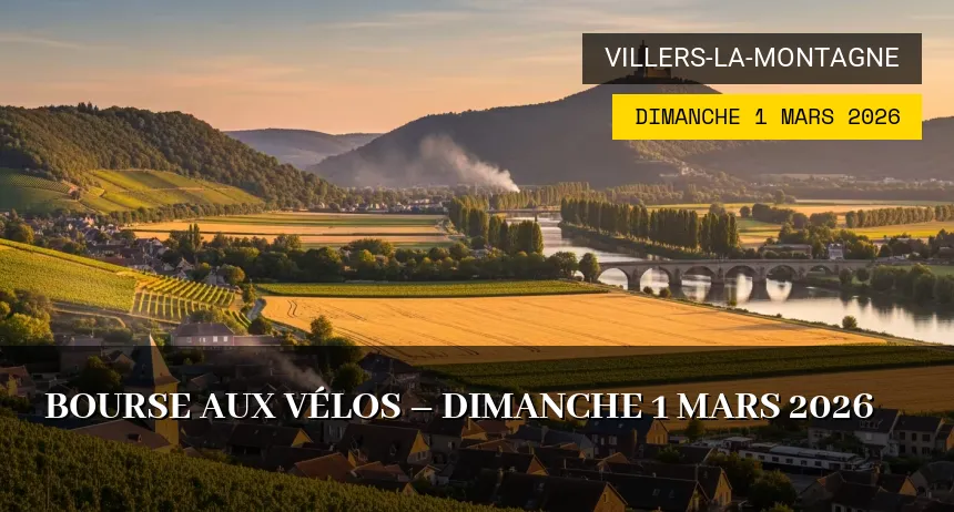 Affiche de l'événement : Bourse aux vélos – Dimanche 1 Mars 2026