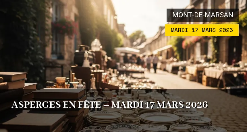 Affiche de l'événement : Asperges en fête – Mardi 17 Mars 2026
