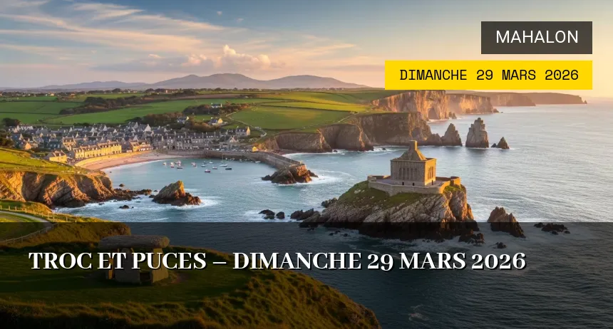 Affiche de l'événement : Troc et Puces – Dimanche 29 Mars 2026