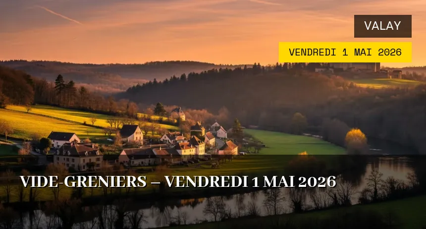 Affiche de l'événement : Vide-Greniers – Vendredi 1 Mai 2026