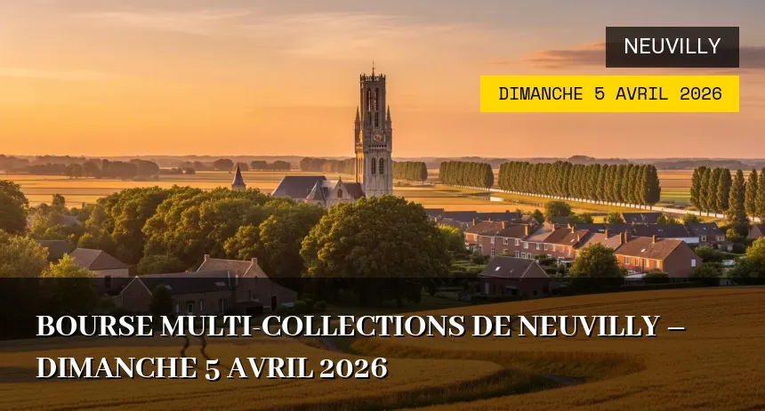 Affiche de l'événement : Bourse Multi-collections de Neuvilly – Dimanche 5 Avril 2026