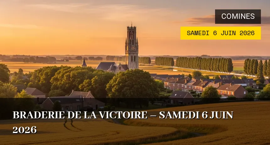 Affiche de l'événement : Braderie de la Victoire – Samedi 6 Juin 2026