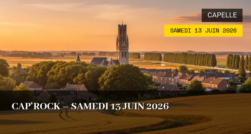 Affiche de l'événement : Cap&rsquo;rock – Samedi 13 Juin 2026