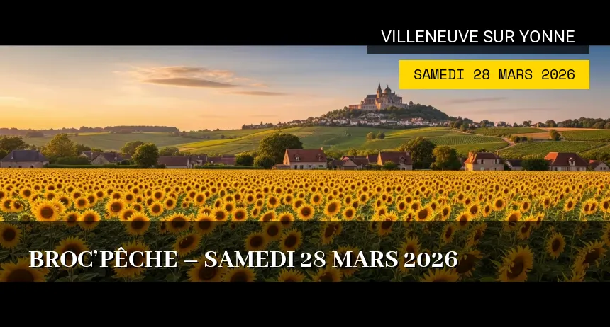 Affiche de l'événement : Broc&rsquo;pêche – Samedi 28 Mars 2026