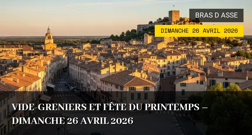 Affiche de l'événement : Vide-grenier de Bras-d&rsquo;Asse